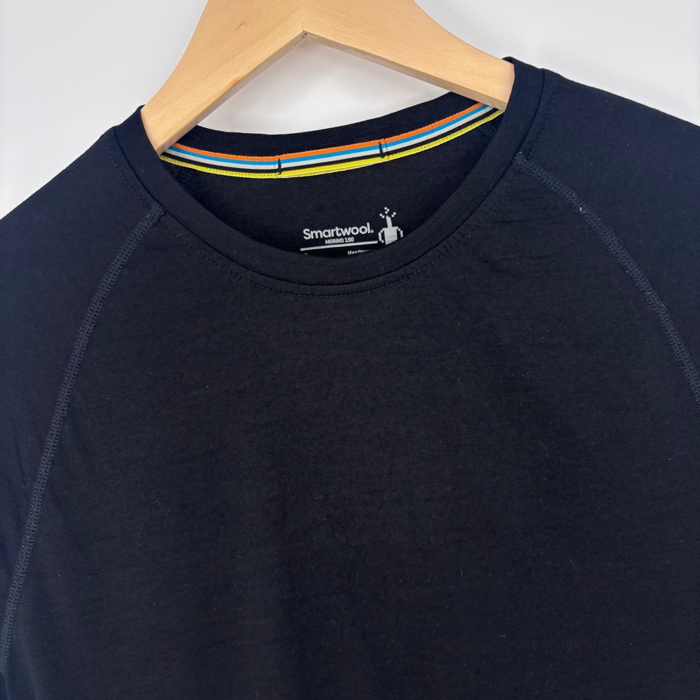 Smartwool Merino 150 Shirt Mens S Black Long Sleeve Base Layer Gorpcore Hiking